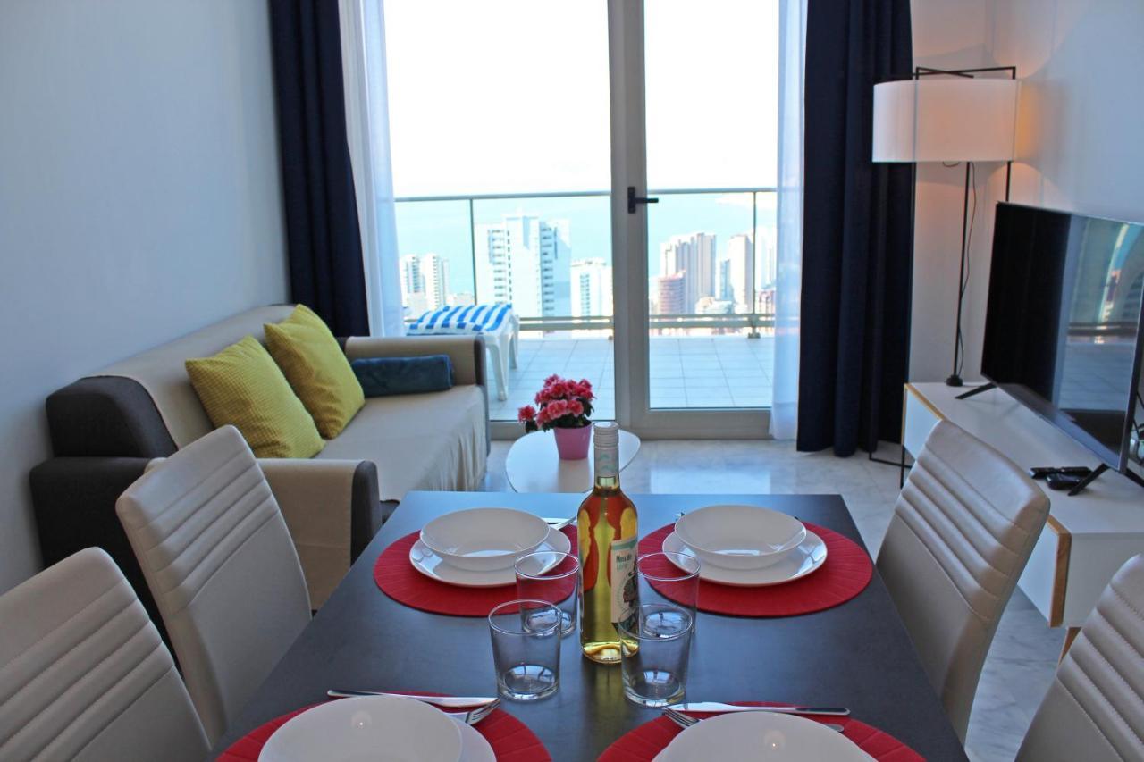 Skyline 20 Apartamento De Lujo Con Terraza Privada Y Vistas Al Mar Benidorm Exterior photo